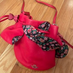 Coach Crossbody Petal Drawstring Bucket Bag